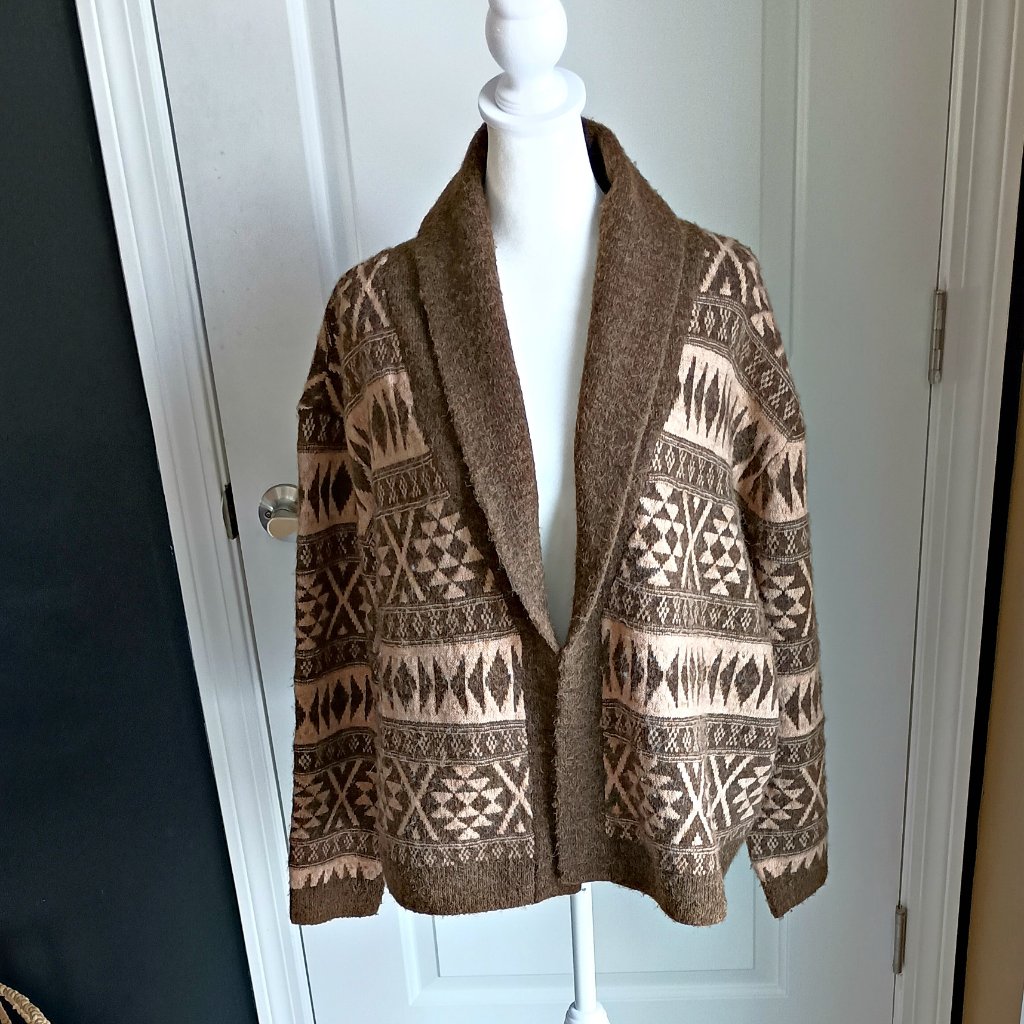 New Lucky Brand Southwestern Fair Isle Sweater 119